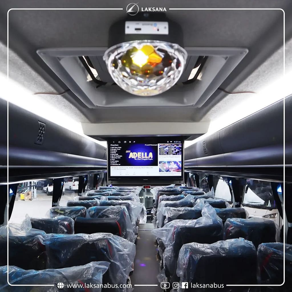 Kensya Trans Sewa Bus Lampung Interior Kursi