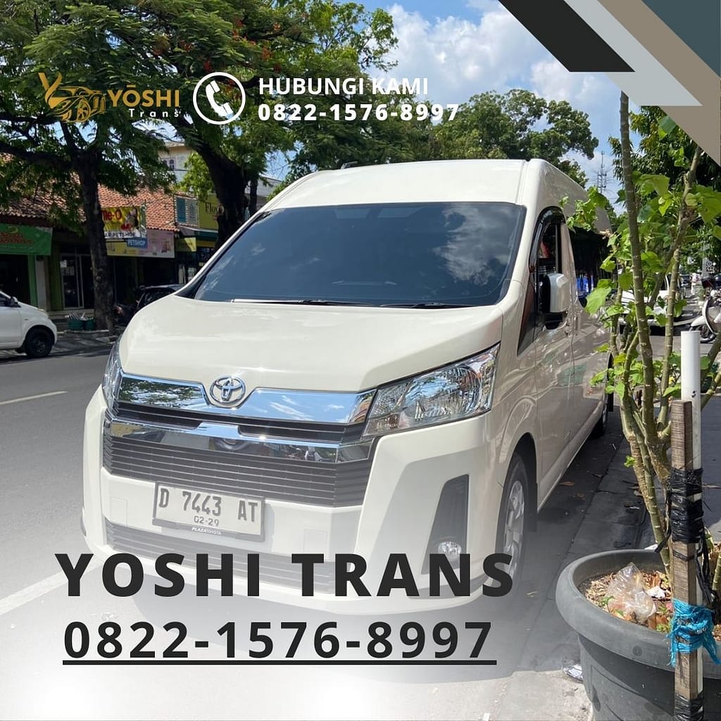 harga sewa hiace bandung 2024 terdekat yoshi trans