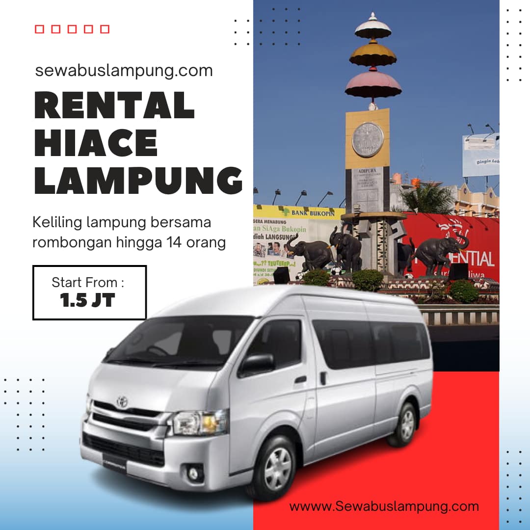 Sewa bus Hiace Lampung