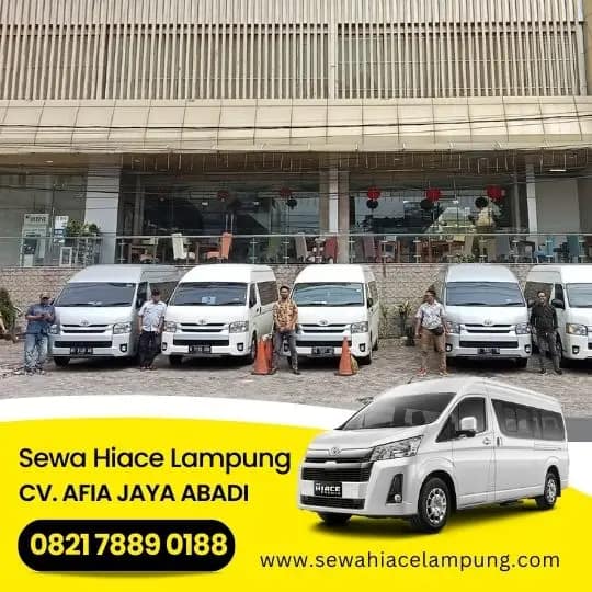 sewa hiace bandar lampung