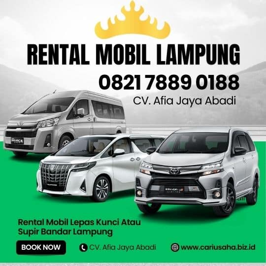 Rental Mobil Jati Agung Lampung Selatan