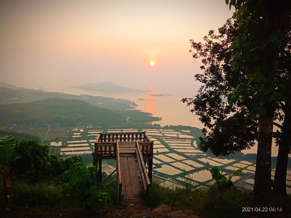 Pematang Pemalang Sunrise Pemandangan